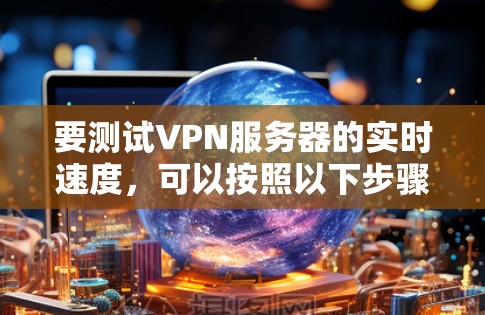 要测试VPN服务器的实时速度，可以按照以下步骤进行