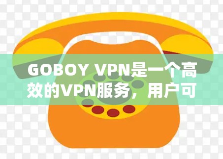 GOBOY VPN是一个高效的VPN服务，用户可以通过以下步骤轻松使用